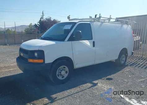 2013 Chevrolet Express 2500 Work Van from USA, damaged, VIN 1GCWGFCA9D1141338
